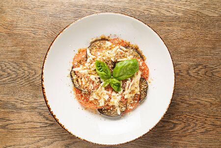 vegetable carpaccio on the wooden backgroundの写真素材