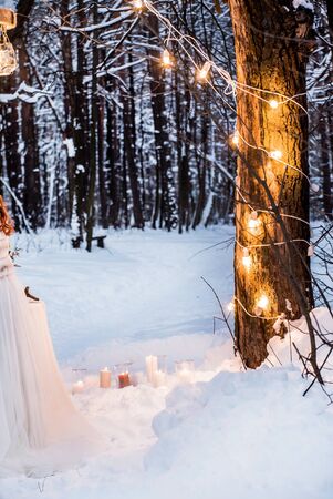 winter weddingの写真素材