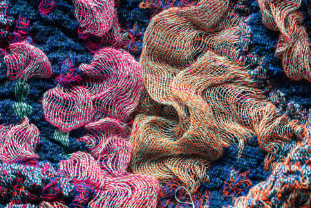 colorful fabric texture, fabric background