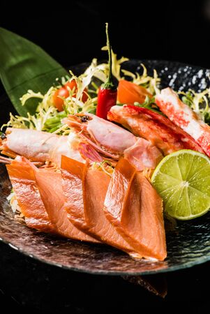 smoked fishの写真素材