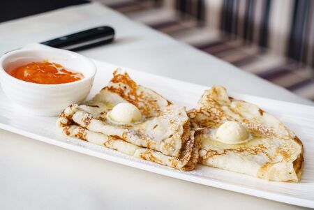 sweet pancakesの写真素材