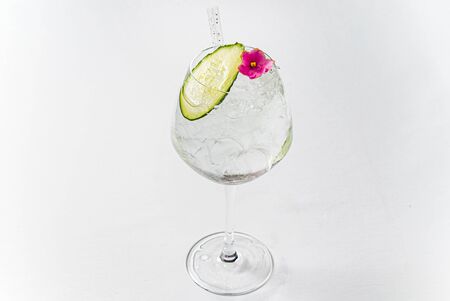 cocktail on the white backgroundの写真素材