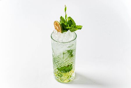 cocktail on the white backgroundの写真素材