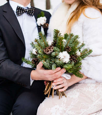 Beautiful wedding coupleの写真素材