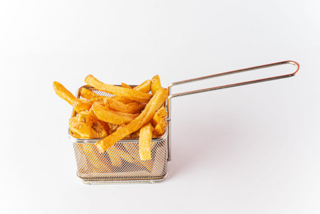 french fries in the basket