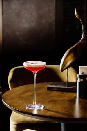 tasty cocktail on the tableの写真素材