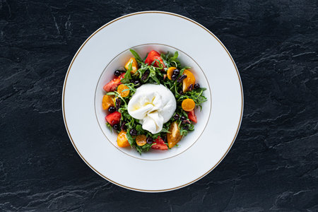 Traditional italian breakfast or lunch dish.