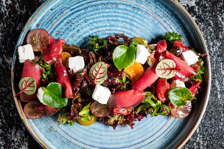 salad with beef and cheese