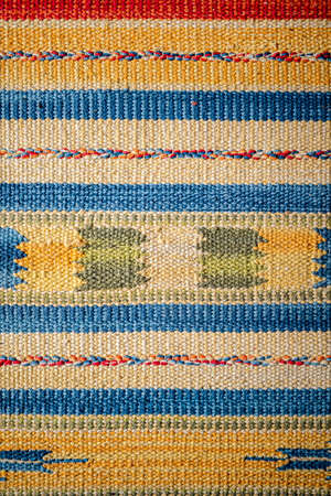 Caucasian style antique rug motifsの写真素材