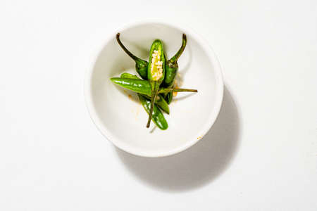 Green ripe jalapeno chili hot pepperの写真素材