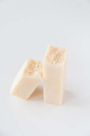 parmigiano reddiano cheese on the whiteの写真素材