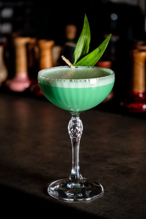 tasty cocktail in the barの写真素材