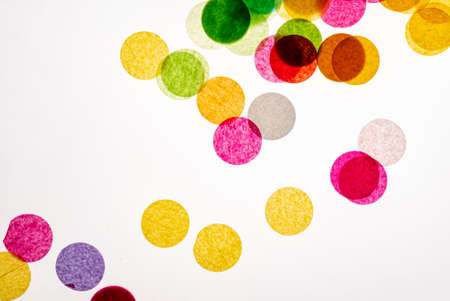 Seamless colorful polka dot patternの写真素材
