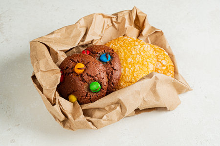 tasty cookies in the box