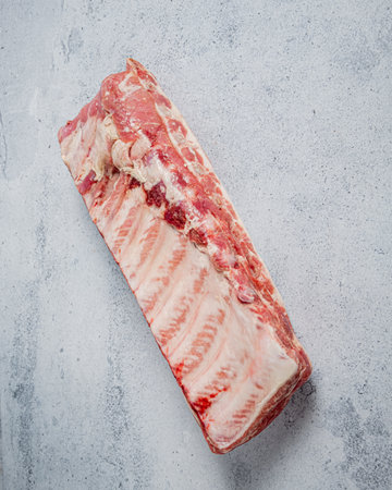 raw meat on the tableの写真素材