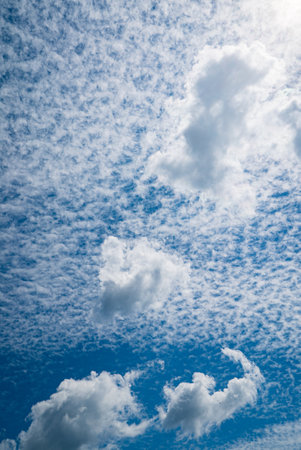 nice clouds on the skyの写真素材