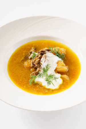 meat soupの写真素材