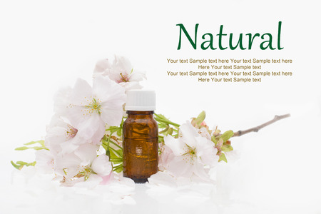 Natural cosmetics - herbal, oilの写真素材