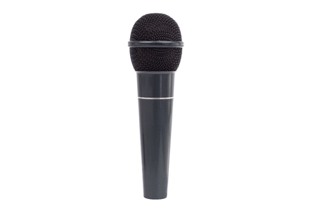 Microphone isolated on white. Professional microphone on white.の写真素材
