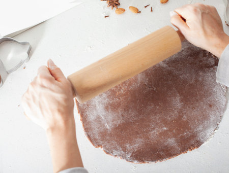 Traditional Christmas gingerbread baking. Prepares the dough and bakes gingerbread and cookies in...
