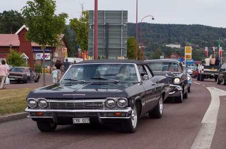Rattvik, Sweden - July 27, 2013: Chevrolet Impala 88, old car. Classic Car Week RÃ¤ttvik Sweden.のeditorial素材