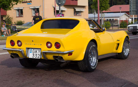 Historic sports car, classic car - Cheevrolet Corvette Stingray (C3)のeditorial素材