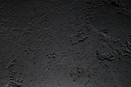 Texture of black gray concrete wall for dark background.の写真素材