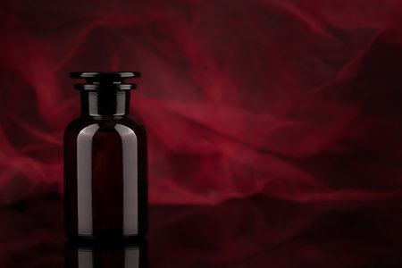 Dish for tablets or pills, mock-up with free space. Concept associated with sexual probkems. Drug for impotence.の写真素材