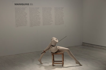 Barcelona, Spain - 09 August 2023: Artistic Displays at Picasso Museumのeditorial素材