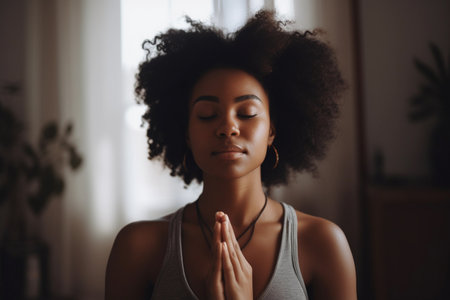 Serene Meditation at Homeの素材