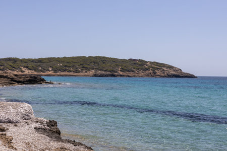Coastal Hills and Clear Blue Sea