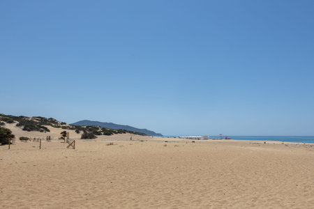Dune di Piscinas Beach in Sardiniaの写真素材