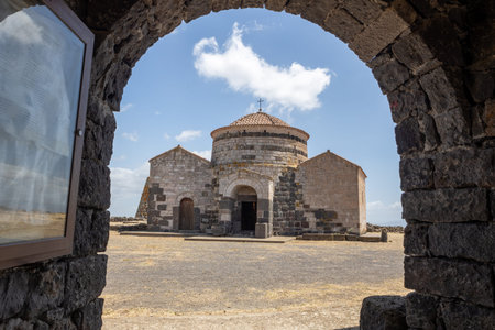 Santa Sabina Church on Sardinia Islandの写真素材