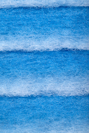 Blue Fiber Texture of Filter Material