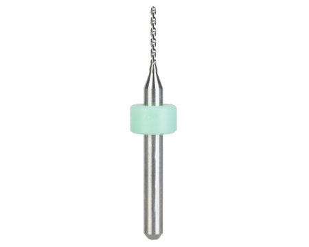 Precision Drill Bit Isolated on Whiteの写真素材
