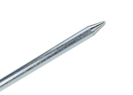 Close Up of Sharp Metal Rodの写真素材