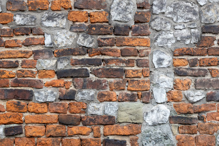 Old Rustic Brick and Stone Wall Texture
