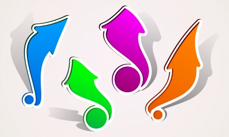 abstract arrowのイラスト素材
