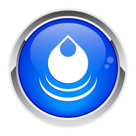bouton internet drop of water iconのイラスト素材