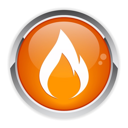 button fire iconのイラスト素材