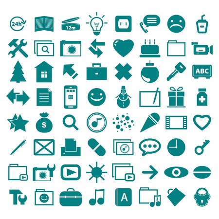 collection different pictogramsのイラスト素材