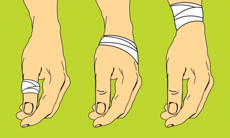 First aid for sprainsのイラスト素材