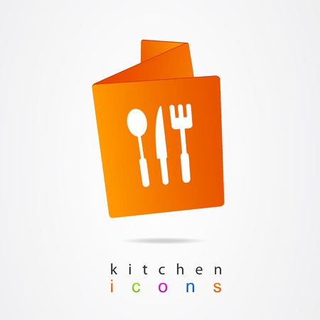 Kitchen menu designのイラスト素材