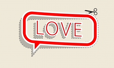 love patternのイラスト素材