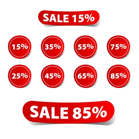 price tags setのイラスト素材