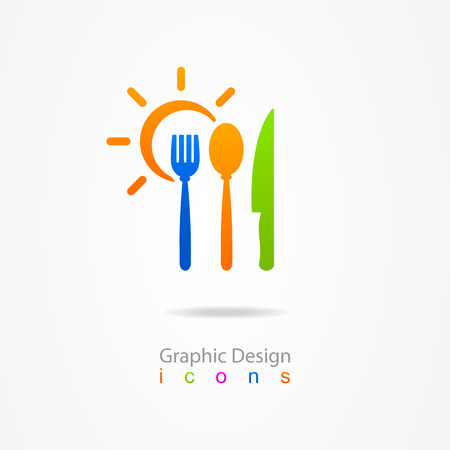 Business kitchenware icon web menuのイラスト素材
