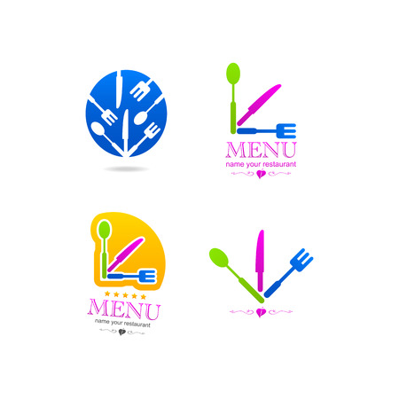 Kitchen business icon menuのイラスト素材