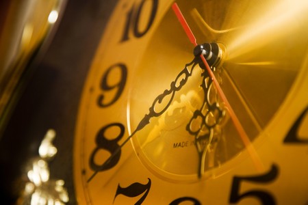 Clock, close upの写真素材