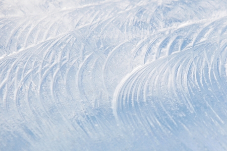 Background with frosty patterns on ice, a close upの写真素材