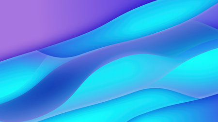 Abstract blue wavy background. vector illustration. Can be used for wallpaper, web page background,...